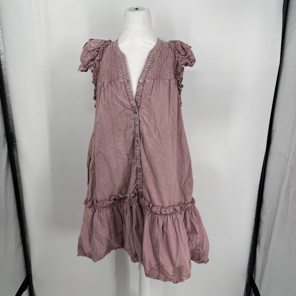 Sea New York Women's Heidi Heart Quilt Petal Sleeve Shift Dress - Picture 4 of 13